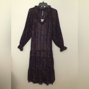Free People women dress long sleeve size XS